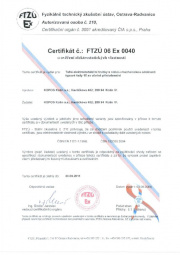 Certifikát na nebezpečí výbuchu