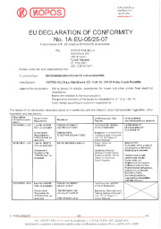 Conformity declaration