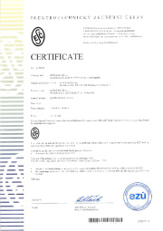 Certificate ESČ