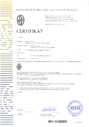 Certifikát ESČ