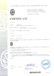 Certificate ESČ