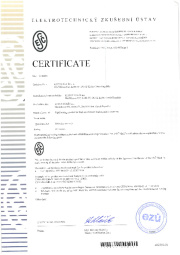 Certificate ESČ