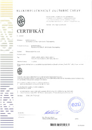 Certifikát ESČ