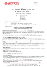 Prohlášení o shodě Prohlášení o shodě