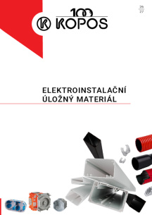 Elektroinstalační úložný materiál