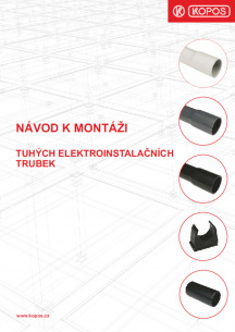 Návod k montáži - Tuhých elektroinstalačních trubek