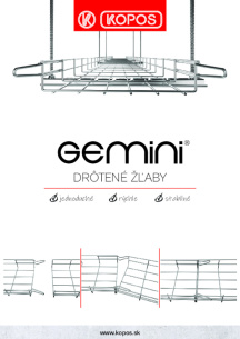 Drôtené žľaby GEMINI®