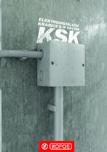 Elektroinstalační krabice s IP krytím KSK