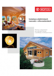 Instalace elektrických rozvodů v dřevostavbě