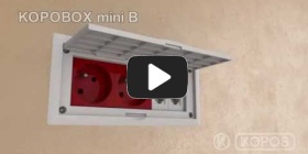Embedded thumbnail for Montážny návod viacúčelovej elektroinštalačnej krabice KOPOBOX mini B